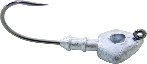 Picture of Gamakatsu Cobra 27 Jighead, 1/4 Oz, 1/0 Hook, Nickel Silver Black, 5/Pack