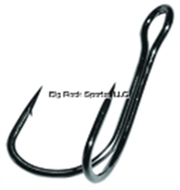 Picture of Gamakatsu Double 21 Hook, Size 8, Needle Point, Long Shank, Extra Wide Gap, All Purpose, Ringed Eye, NS Black, 12 Per Pack