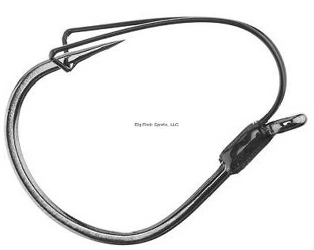 Picture of Gamakatsu Finesse Wide Gap Hook, Size 1/0, Needle Point, Ringed Eye, NS Black, 5 Per Pack