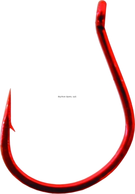 Picture of Gamakatsu Finesse Wide Gap Hook, Size 3/0, Needle Point, Ringed Eye, Red, 5 Per Pack