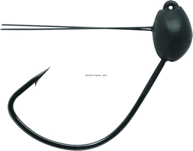 Picture of Gamakatsu G Finesse Jig Head Wacky, 1/0 1/16 OZ Black 312411-BK-3/16