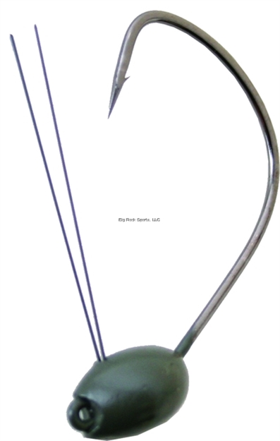 Picture of Gamakatsu G Finesse Jig Head Wacky,, 1/8 Oz, 1/0 Hook, Green Pumpkin, 3/Pack