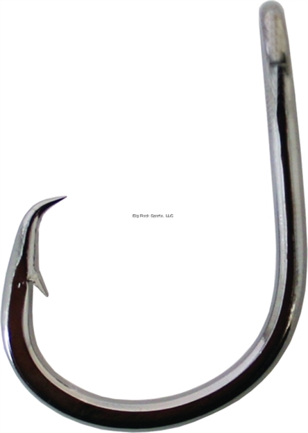 Picture of Gamakatsu HD Circle Live Bait Hook, Size 11/0, Needle Point, Heavy Wire, Non-Offset, Ringed Eye, NS Black, 2 Per Pack
