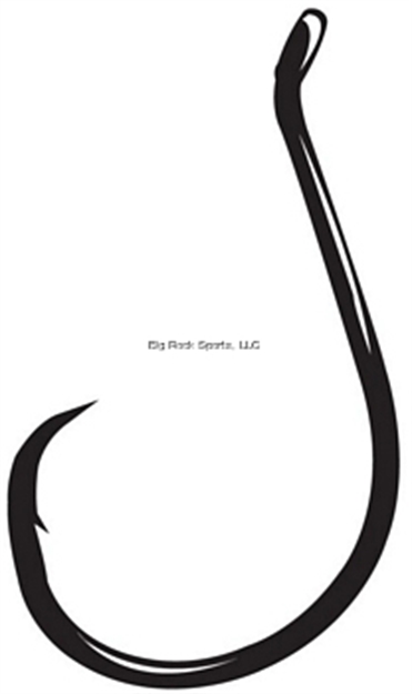 Picture of Gamakatsu Octopus Circle Hook, Size 5/0, Needle Point,Ringed Eye, NS Black, 25 Per Pack