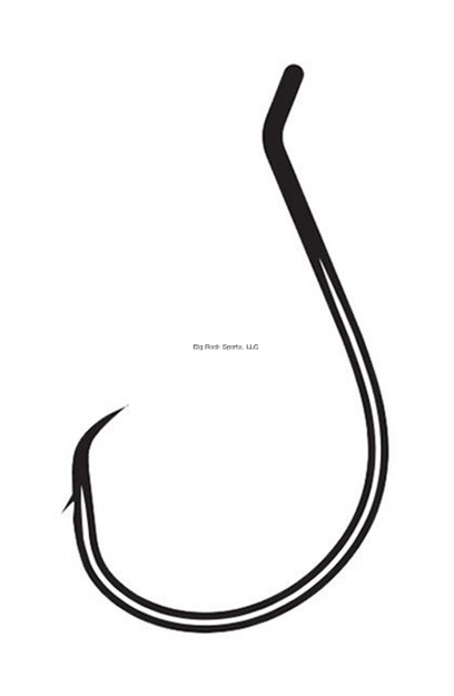 Picture of Gamakatsu Octopus Circle Outbarb Hook 1X Strong - 5/0, Upturned Eye, NS Black, Qty 6