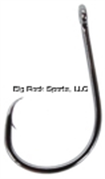 Picture of Gamakatsu Octopus Hook, Size 10/0, Needle Point, Heavy Wire, Non-Offset, Ringed Eye, NS Black, 5 Per Pack