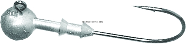 Picture of Gamakatsu Round 26 Jighead, 3/16 Oz, 3/0 Hook, Nickel Silver Black, 5/Pack