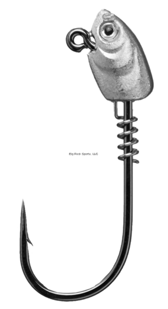 Picture of Gamakatsu Superline Swimbait Jighead, 1/4 Oz, 4/0 Hook, Plain, 3/Pack