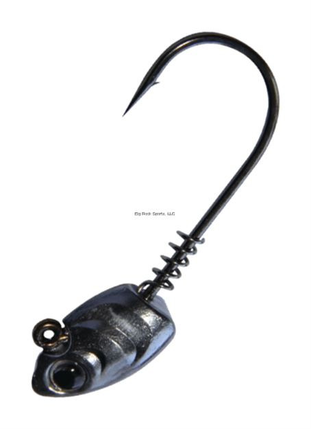 Picture of Gamakatsu Superline Swimbait Jighead, 3/8 Oz, 5/0 Hook, Plain, 3/Pack