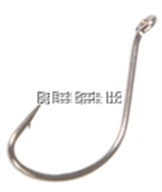 Picture of Gamakatsu Trout Worm Hook, Size 12, Needle Point, Ringed Eye, Bronze, 10 Per Pack