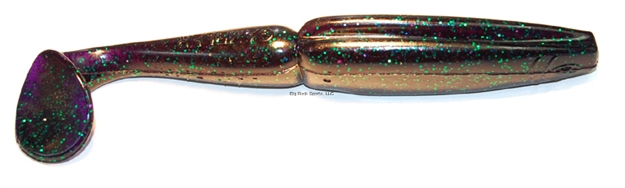 Picture of Gambler Big EZ Swimbait, 5", Junebug, Floating, 5/Pack