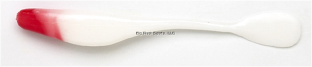 Picture of Gambler Flapp'n Shad, 6", Bleeding White, 8/Carton