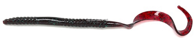 Picture of Gambler Ribbon Tail Worm, 10", Red Bug, Floating, 10/Pack