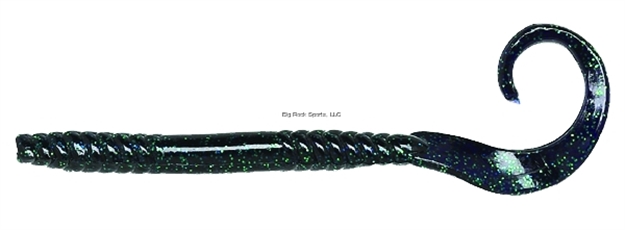 Picture of Gambler Ribbon Tail Worm, 7", Junebug, Floating, 12/Pack