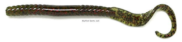 Picture of Gambler Ribbon Tail Worm, 7", Watermelon Red, Floating, 12/Pack