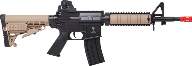 Picture of Game Face Elite Renegade (Dark Earth/ Black)Spring Powered, Single Shot Mil-Style Rifle, 350 Fps
