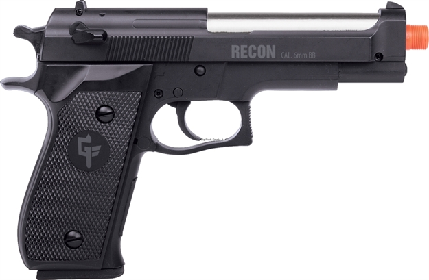 Picture of Game Face Recon (Black)Spring Powered, Single Shot Combat Pistol, 280 Fps
