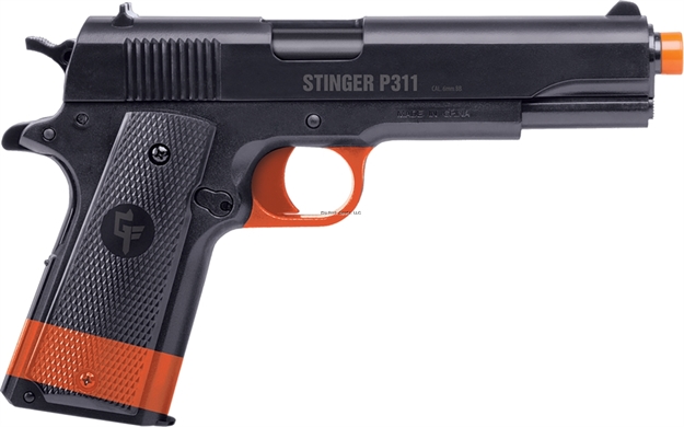 Picture of Game Face Stinger P311 (California Compliant) - Spring Powered, Single Shot Military Style Pistol, 325 Fps