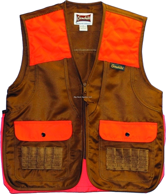 Picture of Gamehide Youth Front Load Vest Marsh Brown/Blaze Lrg