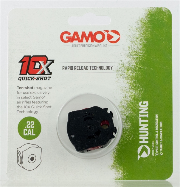 Picture of Gamo Swarm 10X Quick-Shot Rotary Magazine, .22 Cal, 10-Shot, Compatible With Swarm 621258654 793676079905