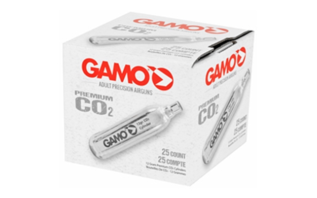 Picture of Gamo Co2 Cartridge 25/Pk 62124702554 793676016368