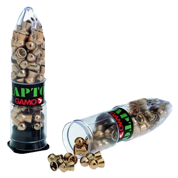 Picture of Gamo Raptor Pba Supersonic Airgun Pellets, .177 Cal, 5.1 Gr, Gold Plated Round Nose, Lead Free 632264454 793676015460