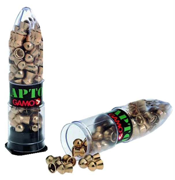 Picture of Gamo Raptor Pba Supersonic Airgun Pellets, .22 Cal, 9.8 Gr, Gold Plated Round Nose, Lead Free 632264554