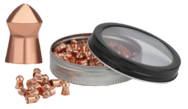 Picture of Gamo Pba Airgun Pellets,  .22 Cal, 14.4 GR Round Nose Copper, Non-Lead, 100 PK 632272154 793676040622