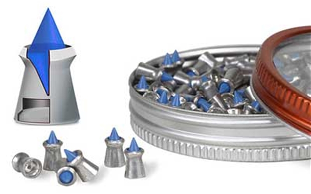 Picture of Gamo Blue Flame Pba Airgun Pellets, .177 Cal, 5.4 Gr, Polymer Tip, Qty 100 Blister Pack 632270254