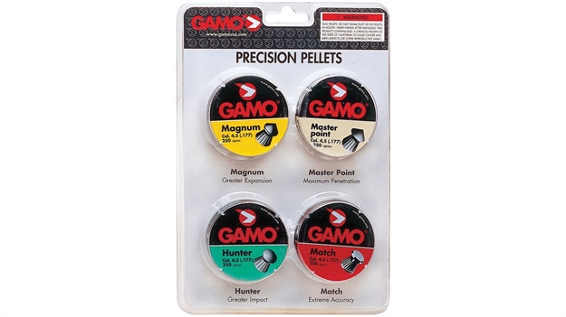 Picture of Gamo Combo Pellet Pak 4 Tins 250