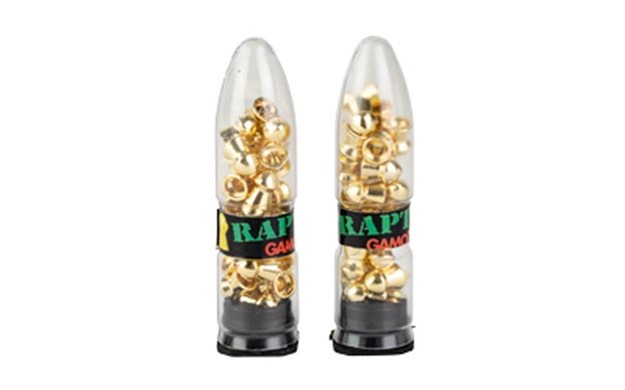 Picture of Gamo Raptor Pba Supersonic Airgun Pellets, .22 Cal, 9.8 Gr, Gold Plated Round Nose, Lead Free 632264554 793676024783