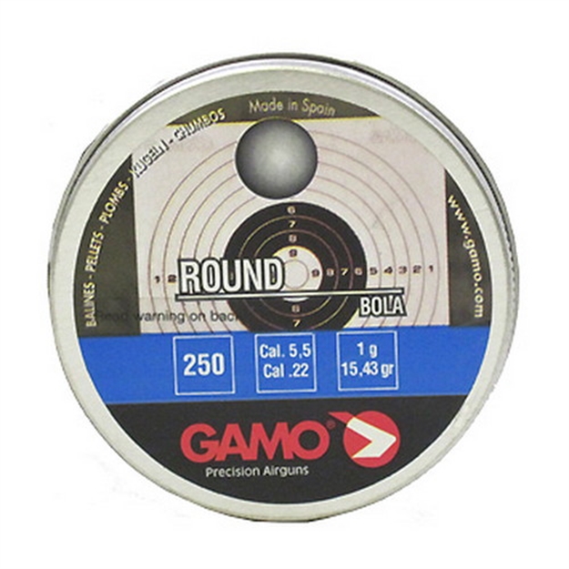 Picture of Gamo Rndball Pellet .22 250 Tin