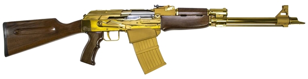 Picture of Garaysar Ft. Myers  Fear-103  12 Gauge 18.50" 5+1 Gold Steel Rec/Barrel Walnut Furniture Fixed Stock Includes 2 Mags