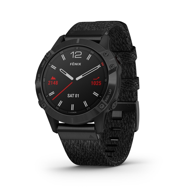 Picture of Garmin 0100215801 Fenix 6 Pro Watch Black Iphone/Android