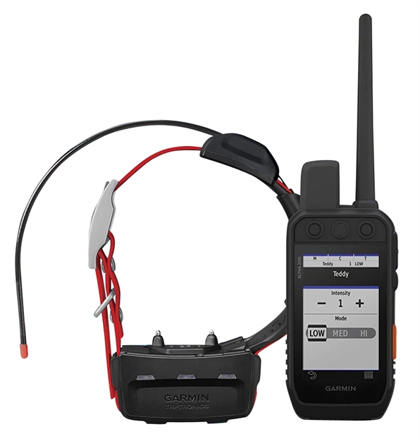 Picture of Garmin 0100223000 Alpha 200I/Tt 15 Dog Tracking Bundle Black Rechargeable Li-Ion Garmin Explore App Wi-Fi/Bluetooth/Ant+