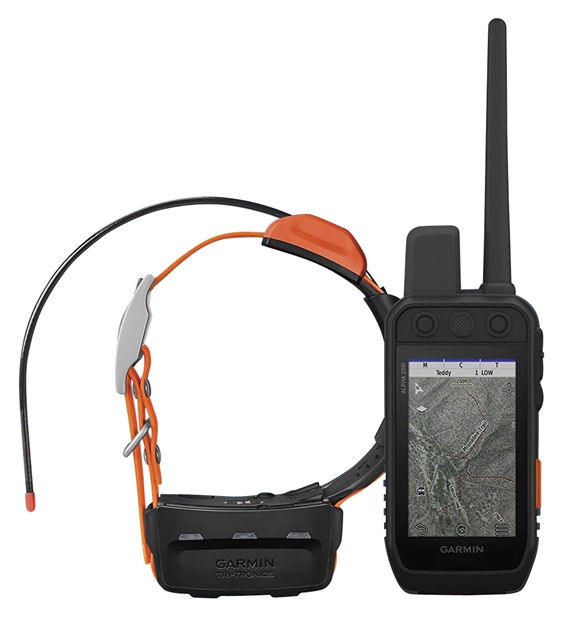 Picture of Garmin 0100223020 Alpha 200I/T5  Bundle Black Rechargeable Li-Ion Bluetooth/Ant+