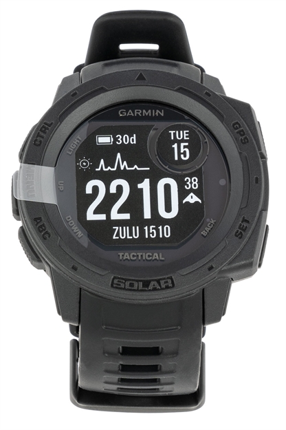 Picture of Garmin 0100229313 Instinct Solar Tactical Watch Black Solar Iphone/Android Bluetooth/Ant+