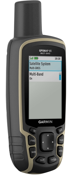 Picture of Garmin 0100245100 Gpsmap 65 Black/Tan AA Garmin Explore App Bluetooth/Ant+