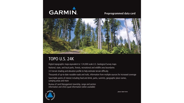 Picture of Garmin Topo US 24K West Map Card