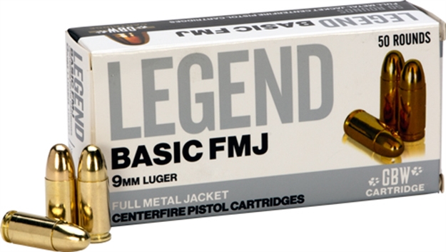 Picture of Gbw Ammo 9Mm Luger 124Gr Solid Copper HP Subsonic 50-Pack