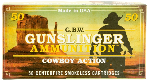 Picture of Gbw Cartridge Gs38a Gunslinger 38 Special 158 GR Lrn Flat Point 50 Bx/ 10 CS