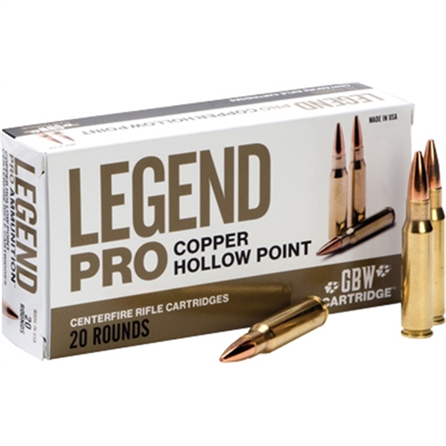 Picture of Gbw Cartridge Lp300ba Legend 300 Aac Blackout/Whisper (7.62X35mm) 125 GR Copper