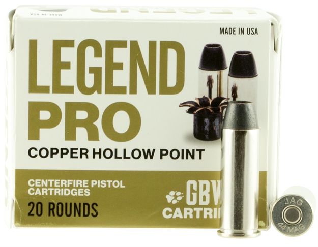 Picture of Gbw Cartridge Lp357ma Legend 357 Magnum 125 GR Copper Hollow Point 20 Bx/ 25 CS