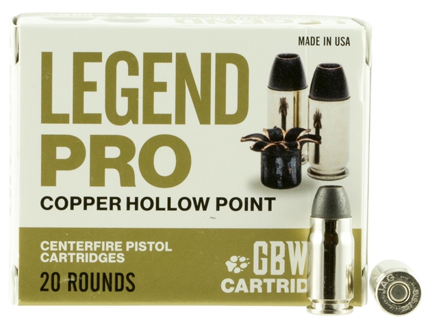 Picture of Gbw Cartridge Lp357sa Legend 357 Sig Sauer 125 GR Copper Hollow Point 20 Bx/ 25