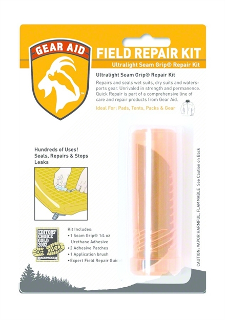 Picture of Gear Aid Aquaseal Seam Grip 1/4Oz Repair Kit W/Patch Blk