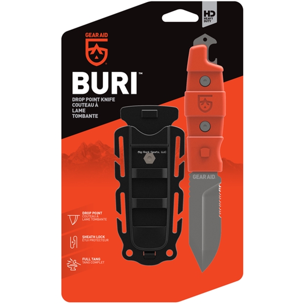 Picture of Gear Aid Buri Drop Point Knife - Orange