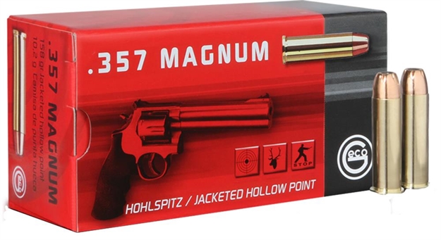 Picture of Geco 204340050 357 Magnum Hollow Point 158 GR 50Box/20Case