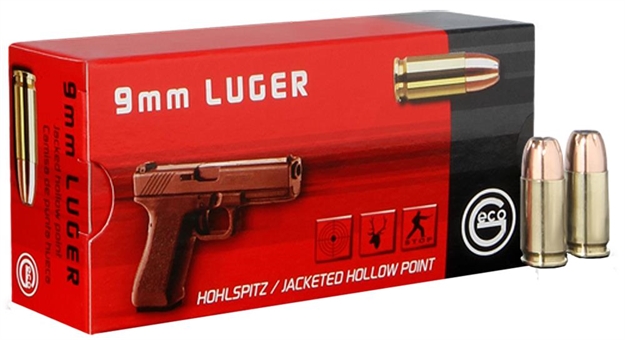 Picture of Geco 220240050 9Mm Luger 115 GR Full Metal Jacket 50 Bx/ 20 CS