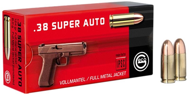 Picture of Geco 271140050 Fmj Geco 38 Super 124 GR Full Metal Jacket 50 Bx/16 CS