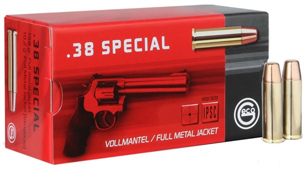 Picture of Geco 271640050 38 Special Full Metal Jacket 158 GR 50Box/20Case